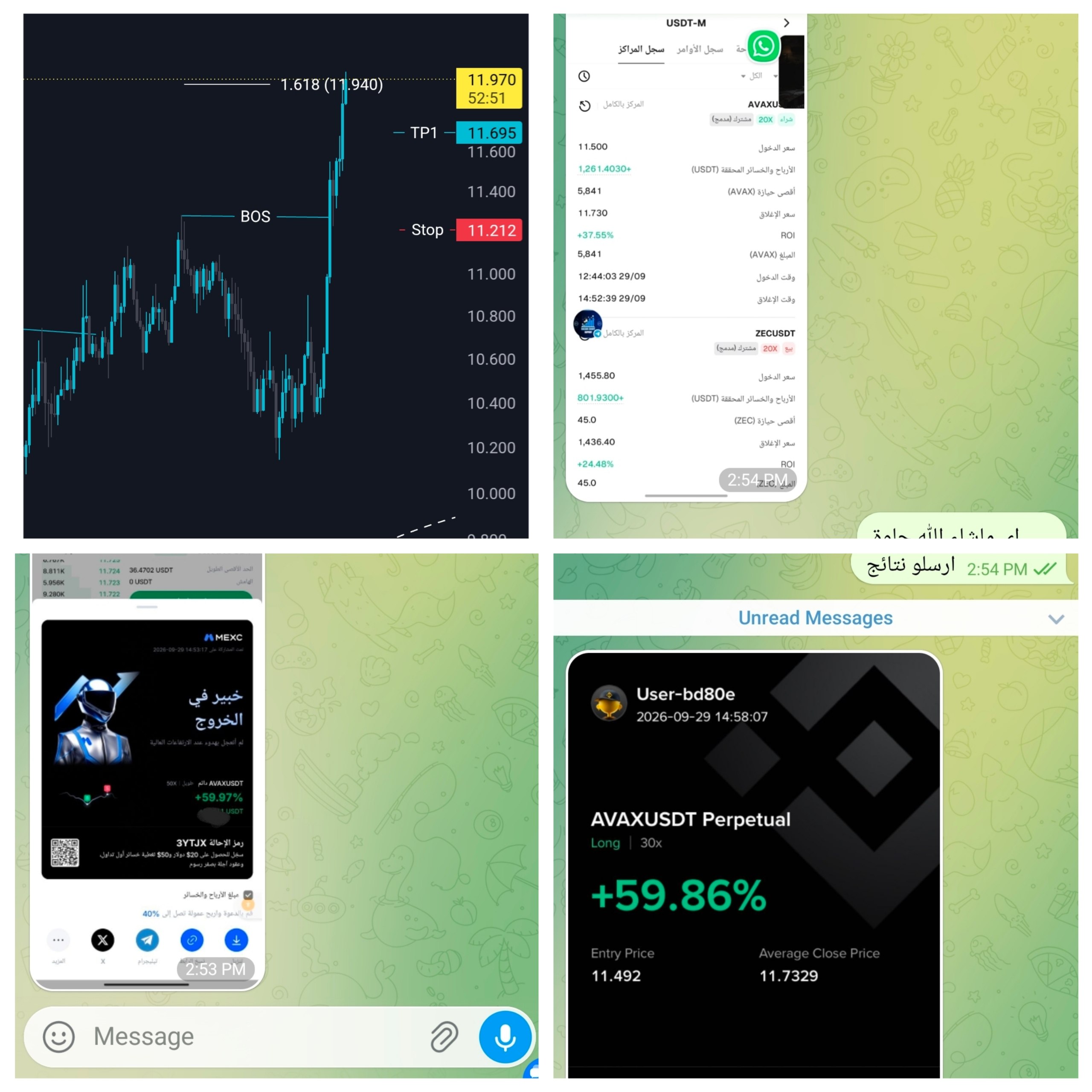 من صفقاتنا الان في نظام النسخ فيوتشر + تم مشاركتها معكم على منصة X